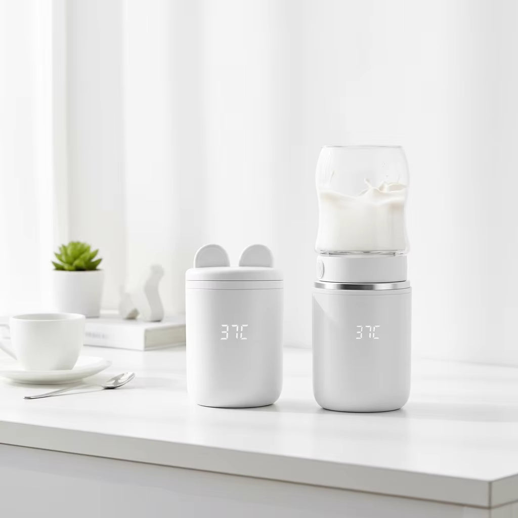 N1S Portable Smart Bottle Warmer - Stainless Steel & Cordless