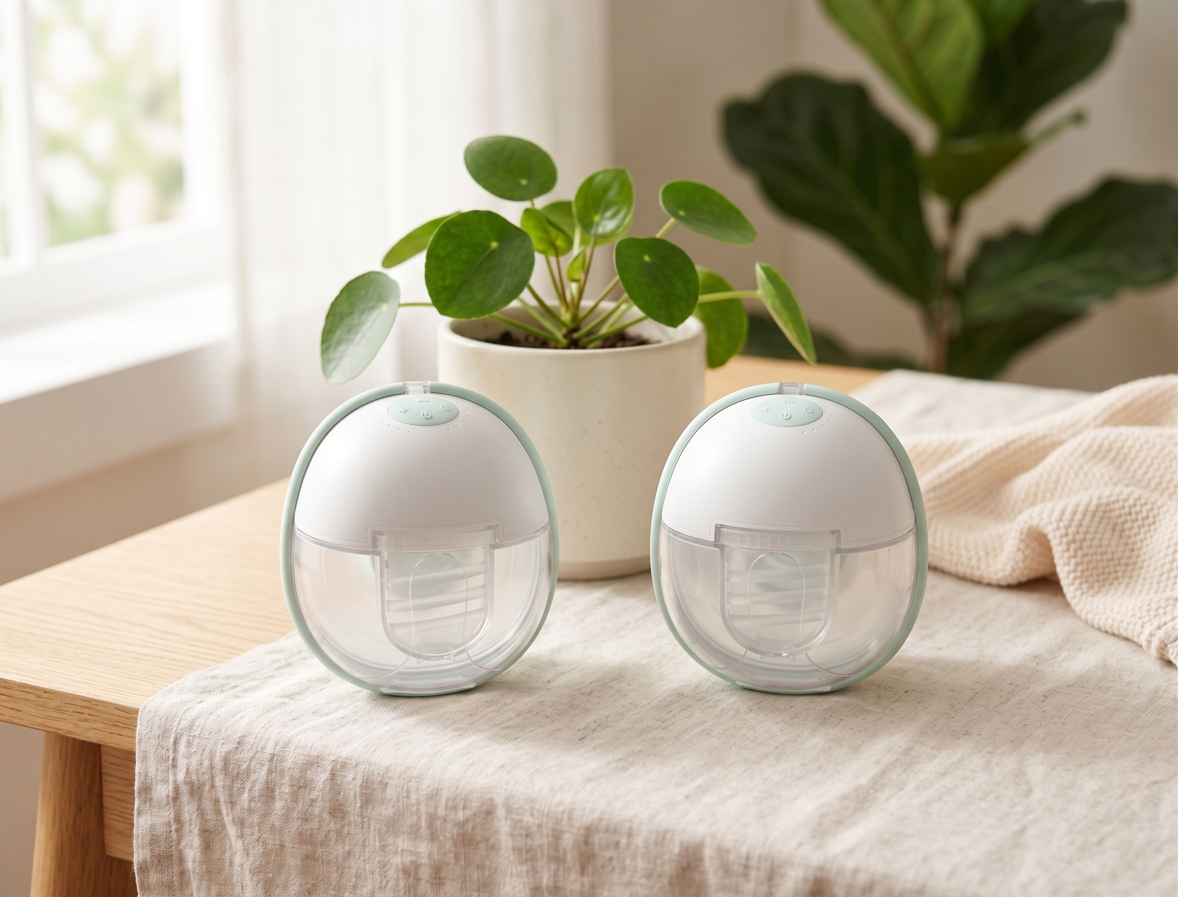 W2 Hands-Free Wearable Breast Pump - Heating Function