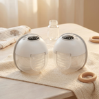 W12 Hands-Free Wearable Breast Pump - Hot Compress Function