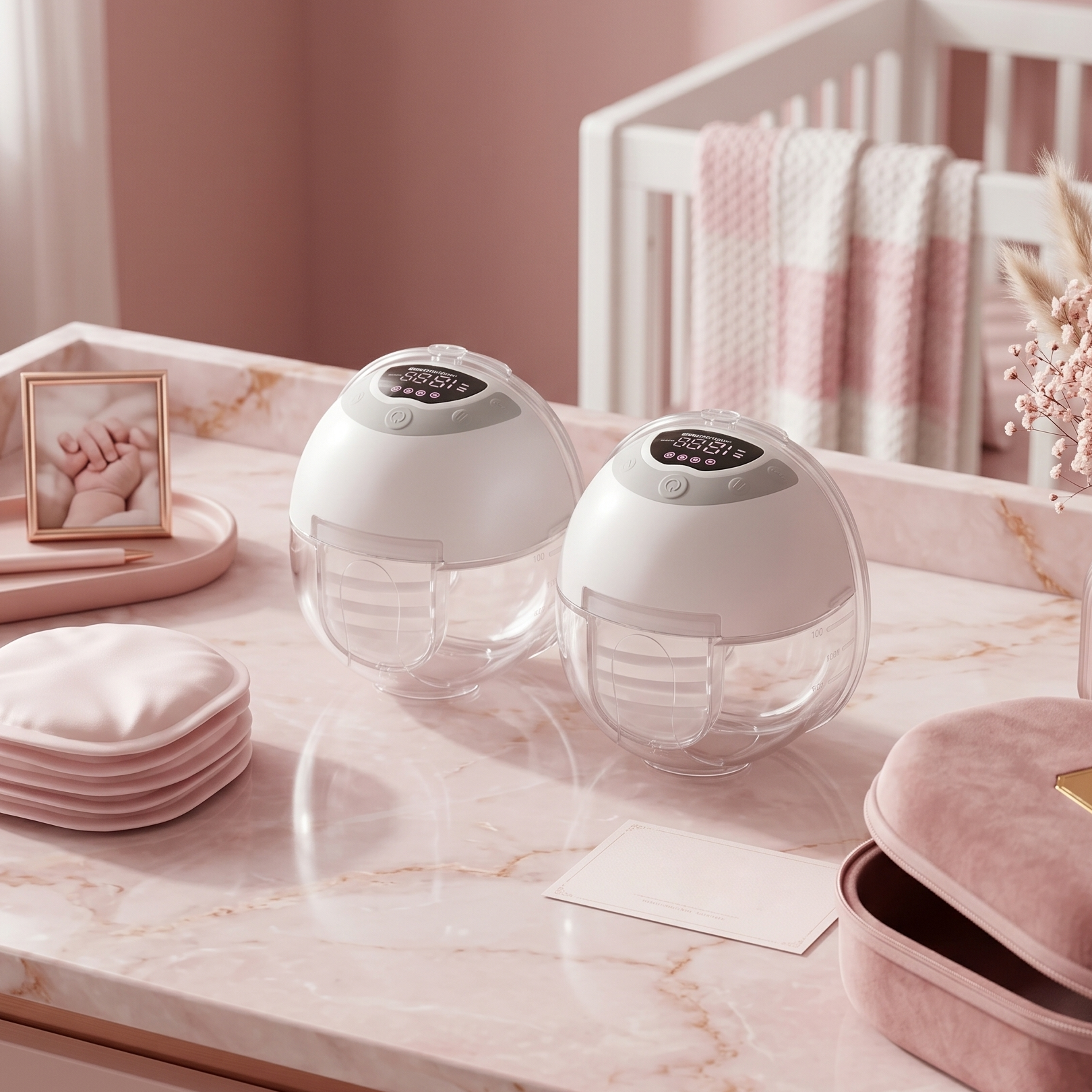 S33 Soft Night Light Wearable Breast Pump - 45dB Motor