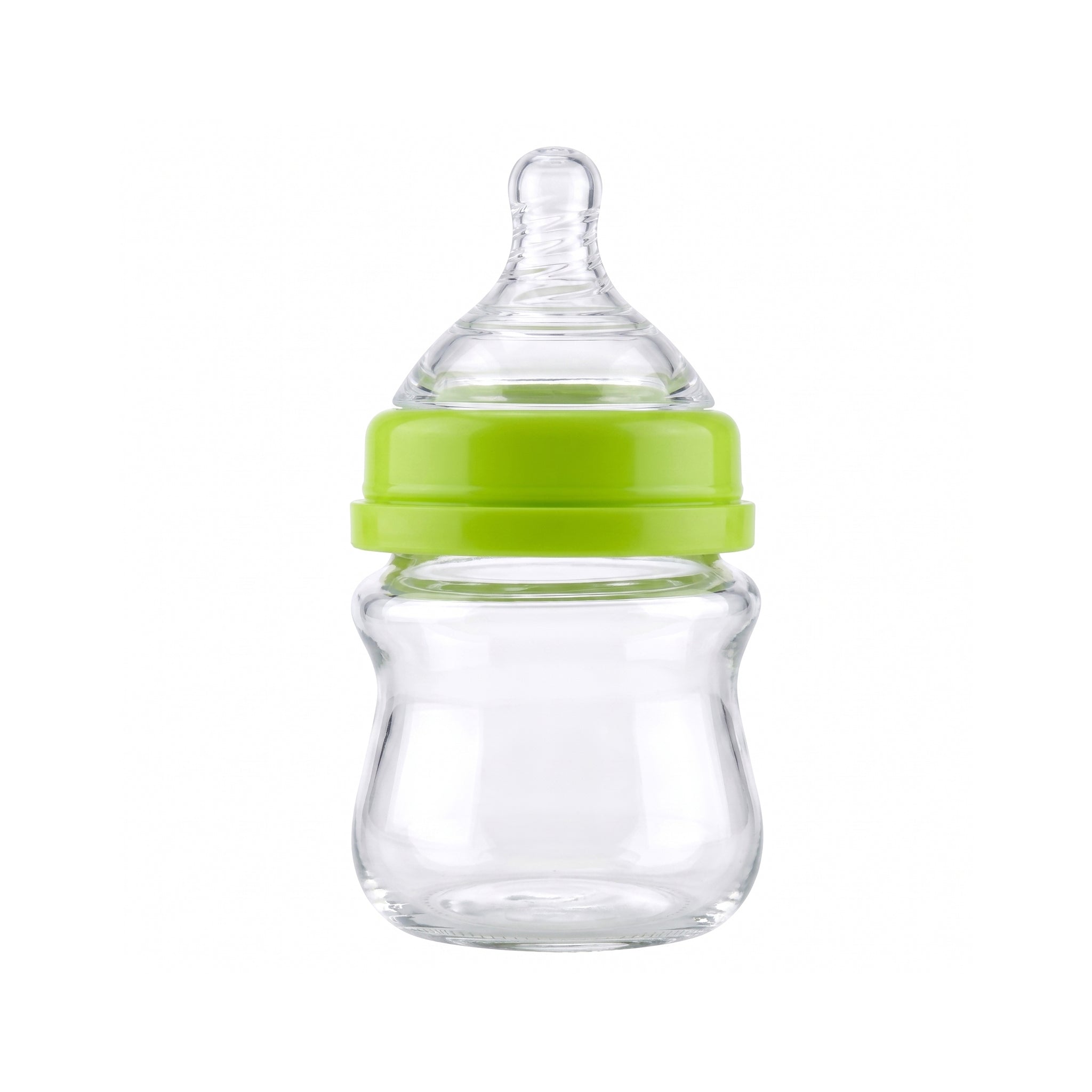 Aibei Premium Glass Nursing Bottle - 80ml Newborn Special