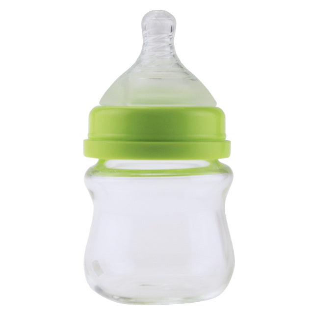Aibei Premium Glass Nursing Bottle - 80ml Newborn Special